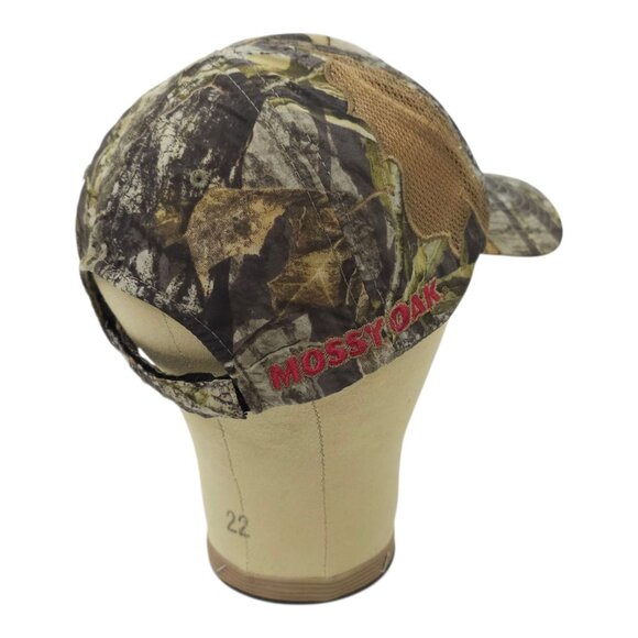 Mossy Oak Mesh Strapback Cap Hat Embroidered Logo Patch Baseball Trucker Hunter - Picture 12 of 14